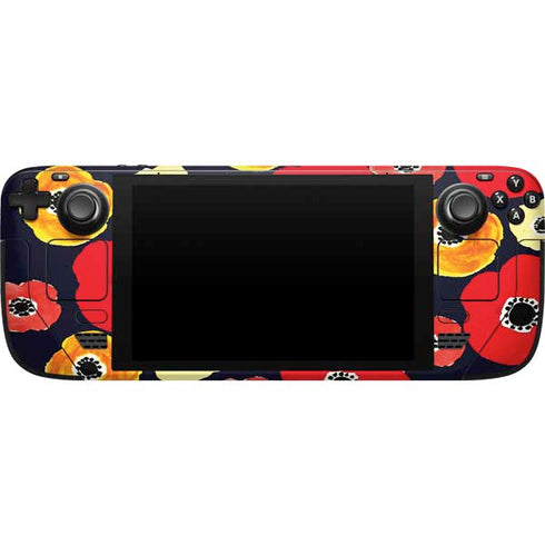 Bouffants and Broken Hearts Anemone Flower Steam Deck Handheld Gaming Computer Skin