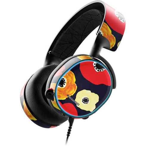 Bouffants and Broken Hearts Anemone Flower SteelSeries Arctis 3 Skin