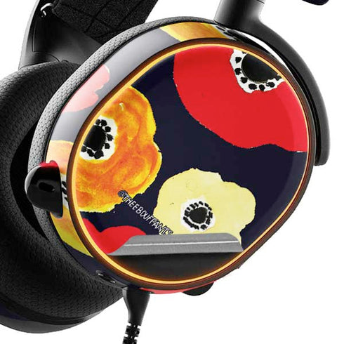 Bouffants and Broken Hearts Anemone Flower SteelSeries Arctis 3 Skin