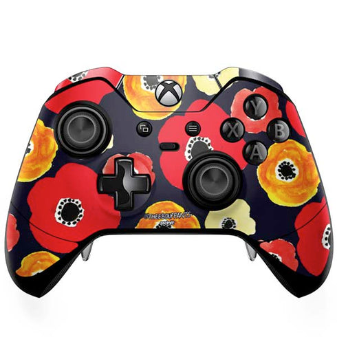 Bouffants and Broken Hearts Anemone Flower Xbox One Elite Controller Skin