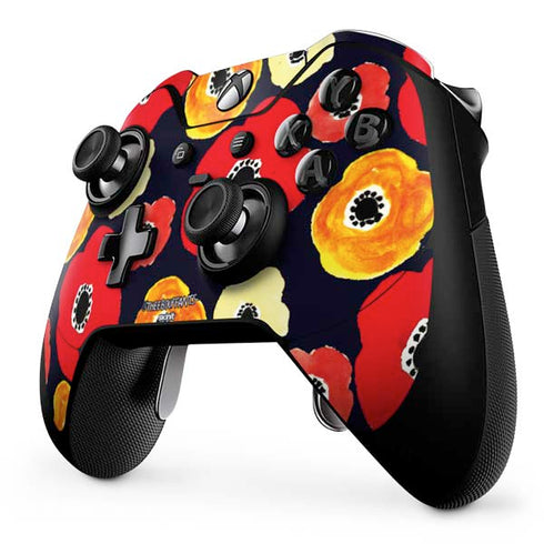 Bouffants and Broken Hearts Anemone Flower Xbox One Elite Controller Skin