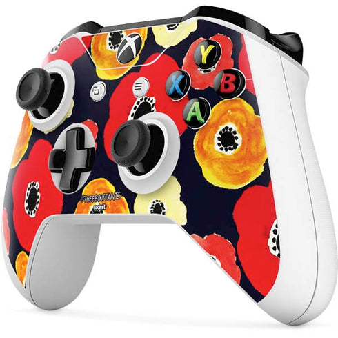Bouffants and Broken Hearts Anemone Flower Xbox One S All-Digital Edition Bundle Skin
