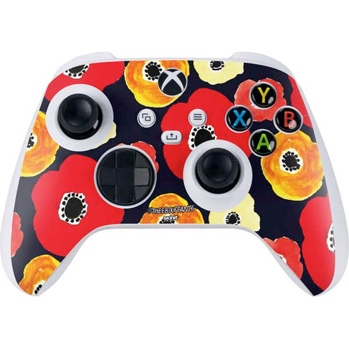 Bouffants and Broken Hearts Anemone Flower Xbox Series S Controller Skin