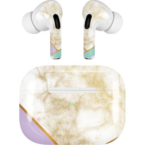 Angled Marble AirPods Pro 2nd Gen Skin