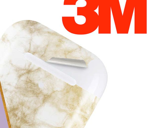Angled Marble Apple AirPods Skin
