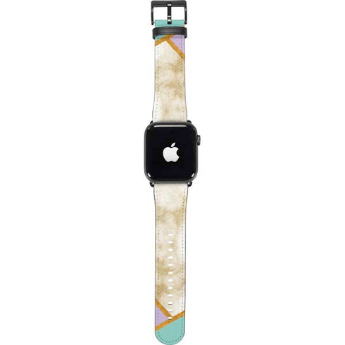 Angled Marble Apple Watch Band 42-44mm
