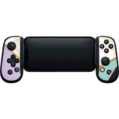 Angled Marble Backbone One for iPhone Game Controller Skin