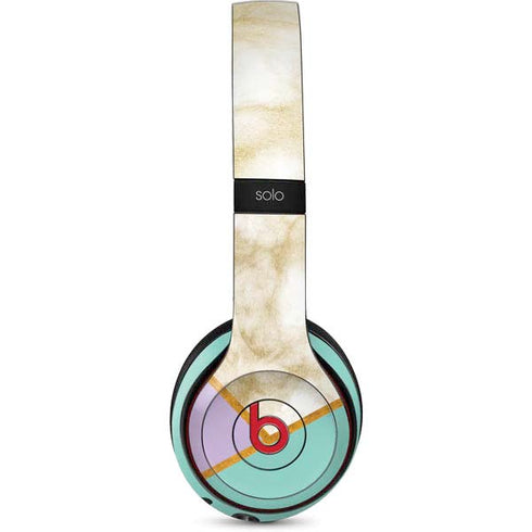 Angled Marble Beats Solo 2 Wireless Skin