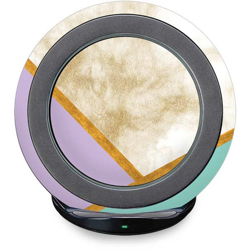 Angled Marble Fast Charge Wireless Charging Stand Skin