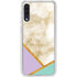 Angled Marble Galaxy A50 Clear Case