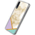 Angled Marble Galaxy A50 Clear Case