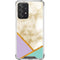 Angled Marble Galaxy A52 5G Clear Case