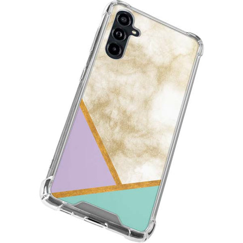 Angled Marble Galaxy A54 5G Clear Case