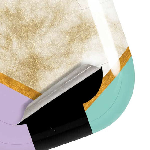 Angled Marble Galaxy Buds Pro Skin