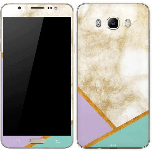 Angled Marble Galaxy J7 Skin