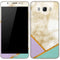 Angled Marble Galaxy J7 Skin