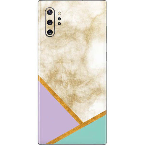 Angled Marble Galaxy Note 10 Plus Skin