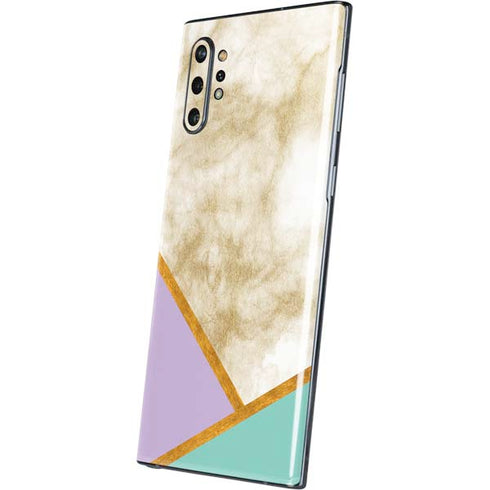 Angled Marble Galaxy Note 10 Plus Skin