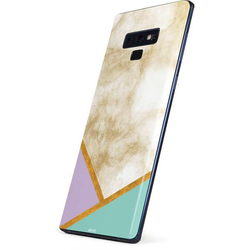 Angled Marble Galaxy Note 9 Skin