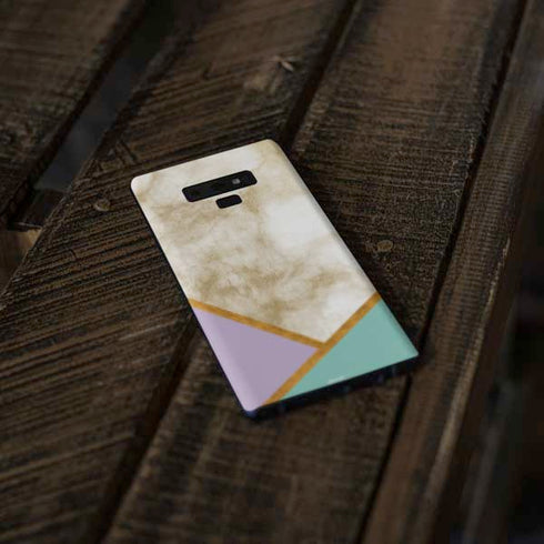Angled Marble Galaxy Note 9 Skin