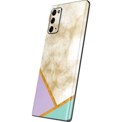 Angled Marble Galaxy Note20 5G Skin
