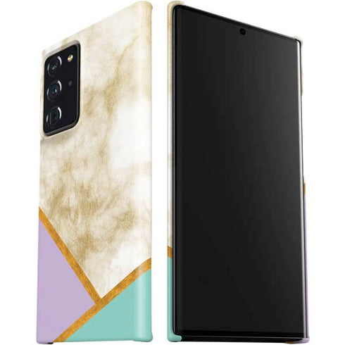 Angled Marble Galaxy Note20 Ultra 5G Lite Case