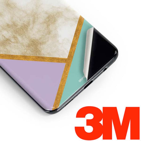Angled Marble Galaxy S10 Plus Skin