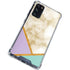 Angled Marble Galaxy S20 FE Clear Case