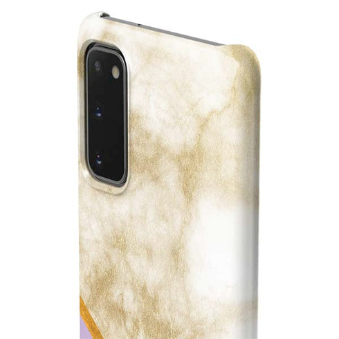 Angled Marble Galaxy S20 Lite Case