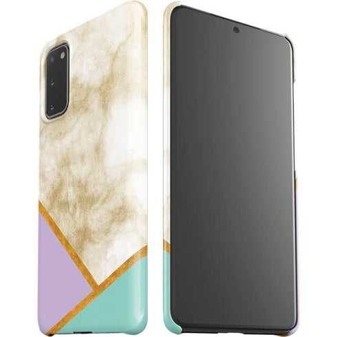 Angled Marble Galaxy S20 Lite Case