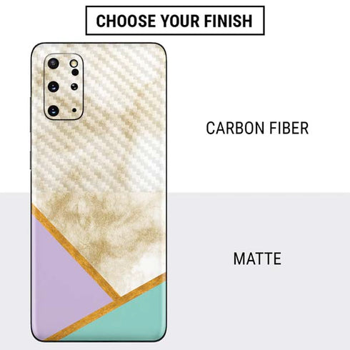 Angled Marble Galaxy S20 Plus Skin