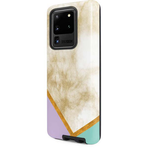 Angled Marble Galaxy S20 Ultra 5G Pro Case