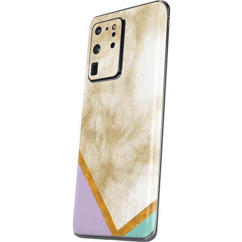 Angled Marble Galaxy S20 Ultra 5G Skin