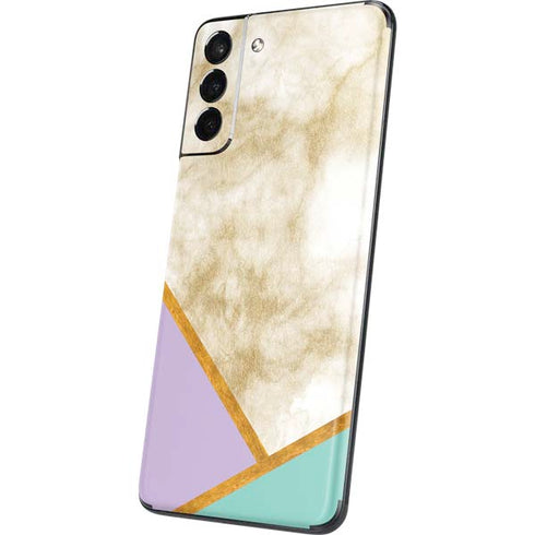 Angled Marble Galaxy S21 5G Skin