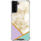 Angled Marble Galaxy S21 FE Clear Case