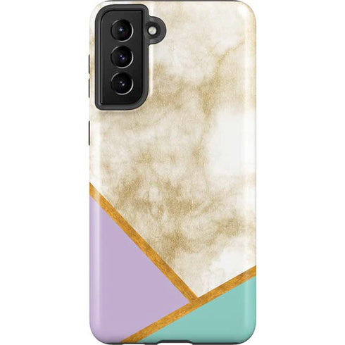 Angled Marble Galaxy S21 Plus 5G Pro Case