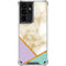 Angled Marble Galaxy S21 Ultra 5G Clear Case