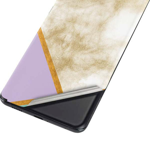 Angled Marble Galaxy S21 Ultra 5G Skin