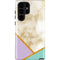 Angled Marble Galaxy S22 Ultra Pro Case