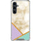 Angled Marble Galaxy S23 FE Clear Case