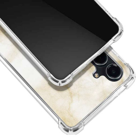 Angled Marble Galaxy S23 FE Clear Case