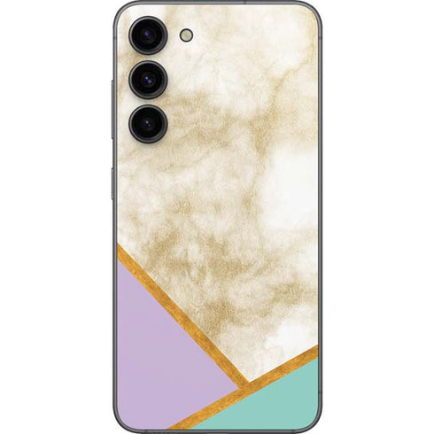 Angled Marble Galaxy S23 Plus Skin
