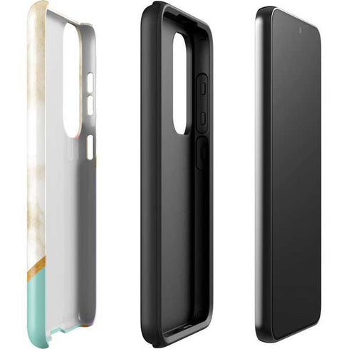 Angled Marble Galaxy S23 Pro Case