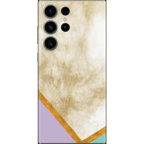 Angled Marble Galaxy S23 Ultra Skin