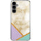 Angled Marble Galaxy S24 Plus Clear Case