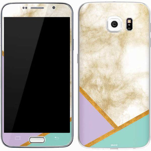 Angled Marble Galaxy S7 Skin