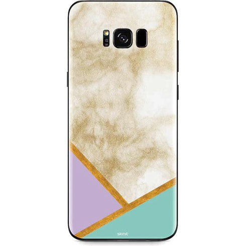 Angled Marble Galaxy S8 Skin