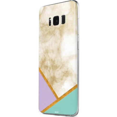 Angled Marble Galaxy S8 Skin