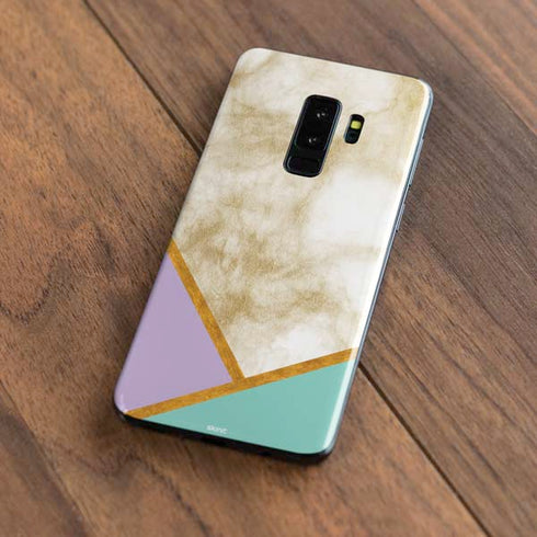 Angled Marble Galaxy S9 Plus Skin