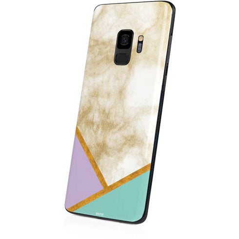 Angled Marble Galaxy S9 Skin